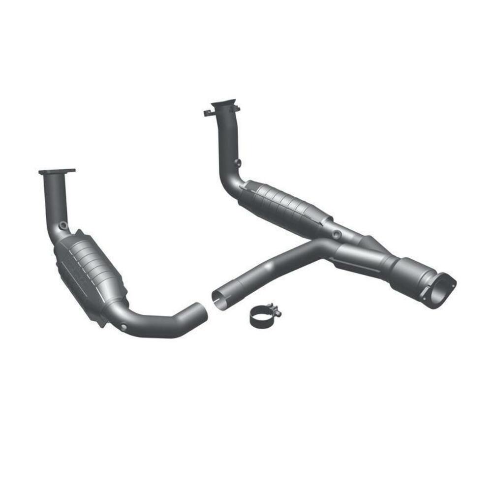 direct-fit catalytic converter fits 2006-2009 Chevy Trailblazer 6L V8 and 2007-2009 GMC Envoy 5.3L V8 rear front Federal EPA gasket included 7713334 Schultz