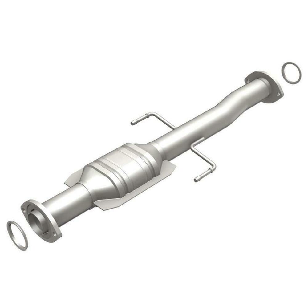 direct-fit catalytic converter fits 1999-2004 Toyota Tacoma 2.4L and 2000-2004 Toyota Tacoma 2.7L L4 rear front Federal EPA with gaskets 7714021 Schultz