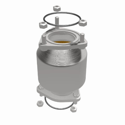 MagnaFlow direct-fit catalytic converter fits 2004-2008 Suzuki Forenza and 2005-2008 Suzuki Reno, this and 2004-2006 Suzuki Forenza 2.0L stainless steel CARB compliant OBDII 51291