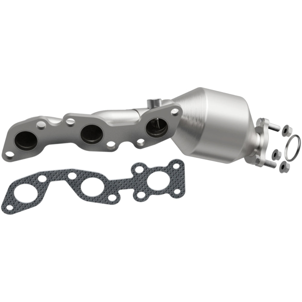direct-fit catalytic converter fits 2002-2004 Nissan Frontier 3.3L stainless steel 7718017 Schultz
