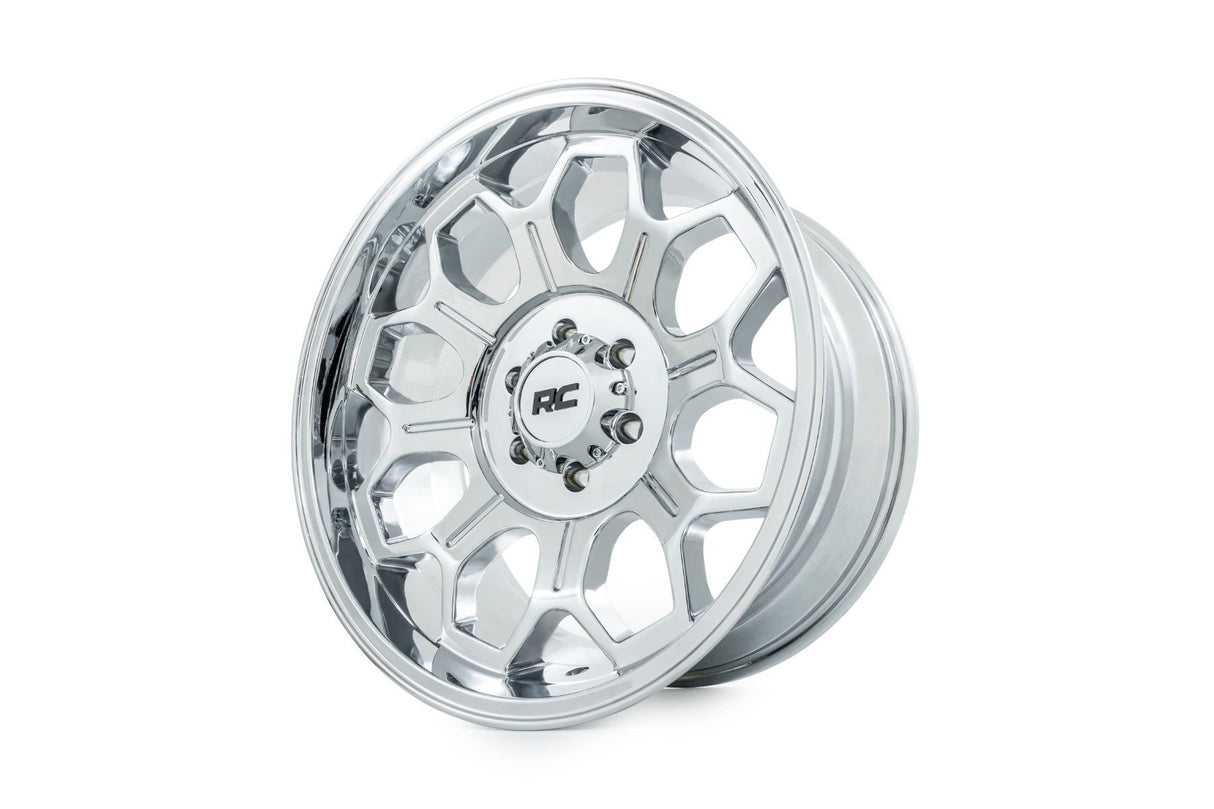Rough Country 77 Series Wheel - One-Piece - Chrome - 20x10 - 6x135 - -25mm - 77202517C