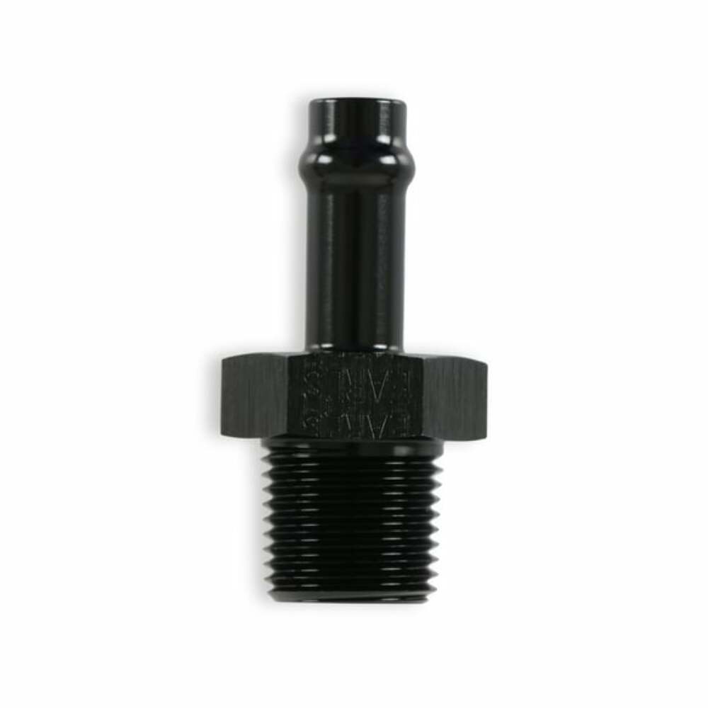 Earl's Vapor Guard™ Hose End - 781666ERL AN fitting black stainless steel aluminum
