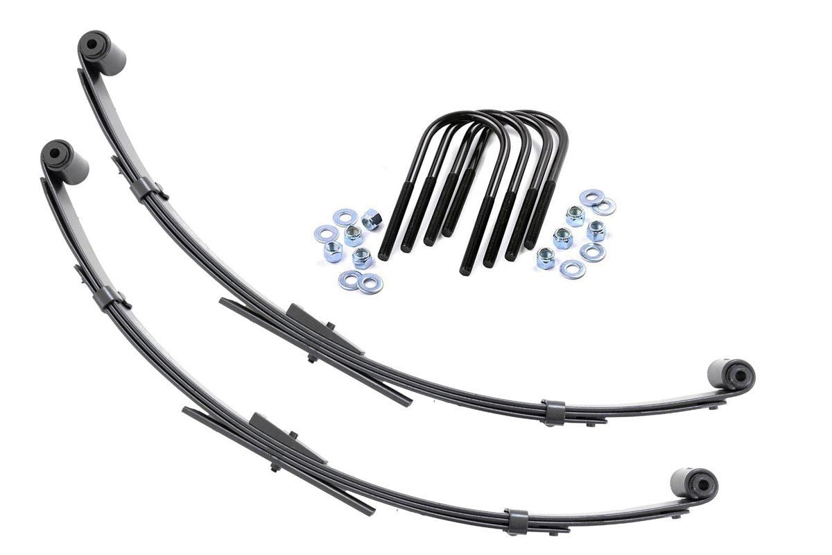 Fits Jeep Wrangler YJ 4WD (1987-1995) Rear Leaf Springs; 2.5" Lift; Pair 8012Kit