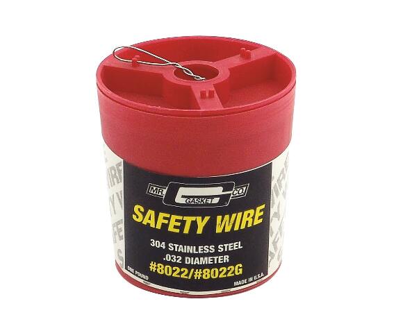 Mr. Gasket safety wire 032 inch diameter stainless steel 8022G