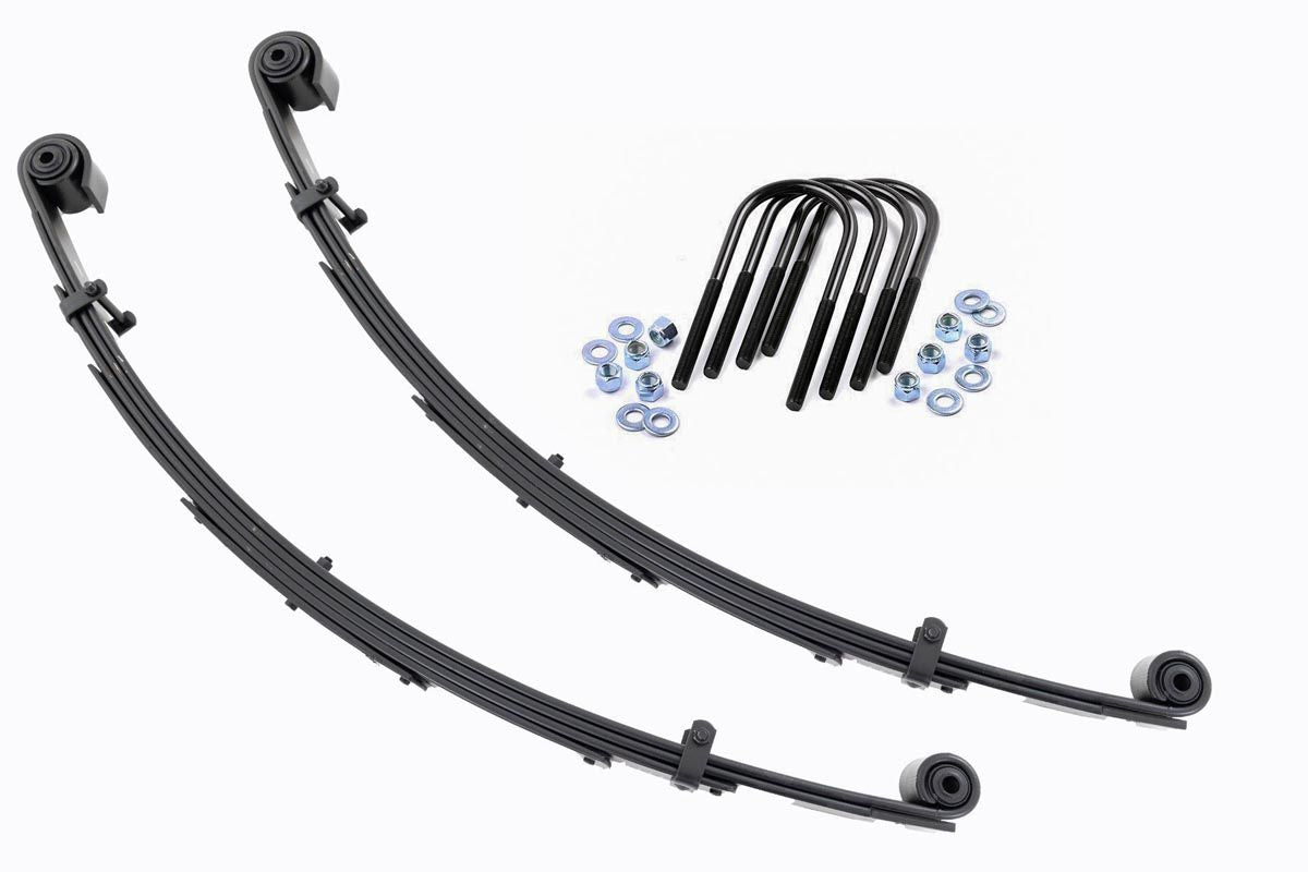 Fits Ford Excursion/F-250 SD 4WD Front Leaf Springs 4" Lift Pair 8057Kit
