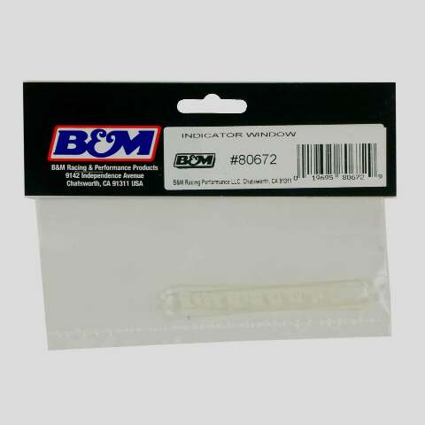 Indicator Window for all QuickSilver Shifters. aluminum
