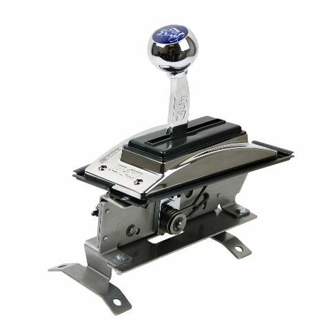 B&M 80688 Automatic Shifter, Console Quicksilver black