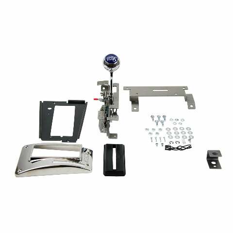 B&M 80688 Automatic Shifter, Console Quicksilver black