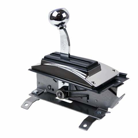 B&M 80688 Automatic Shifter, Console Quicksilver black