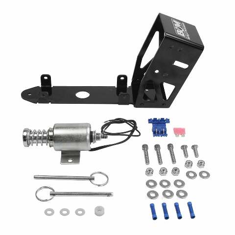B&M Electric Shifter Solenoid aluminum stainless steel