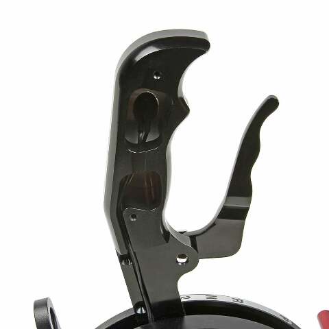 Magnum Grip Side Plate with 12V Button billet aluminum black anodized