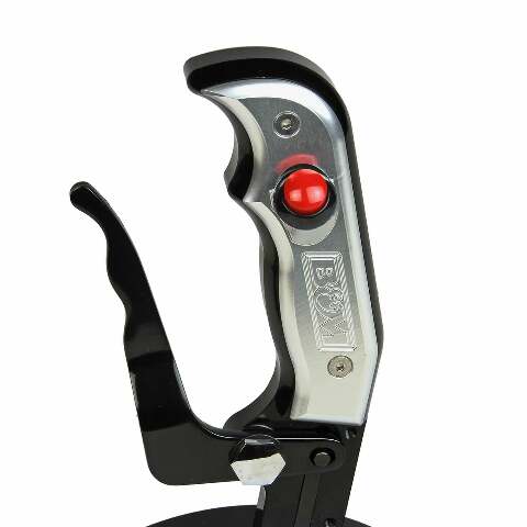 Magnum Grip Side Plate with 12V Button billet aluminum black anodized