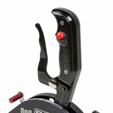 Magnum Grip Side Plate with 12V Button billet aluminum black anodized