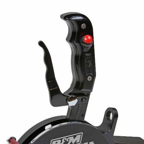 Magnum Grip Side Plate with 12V Button billet aluminum black anodized