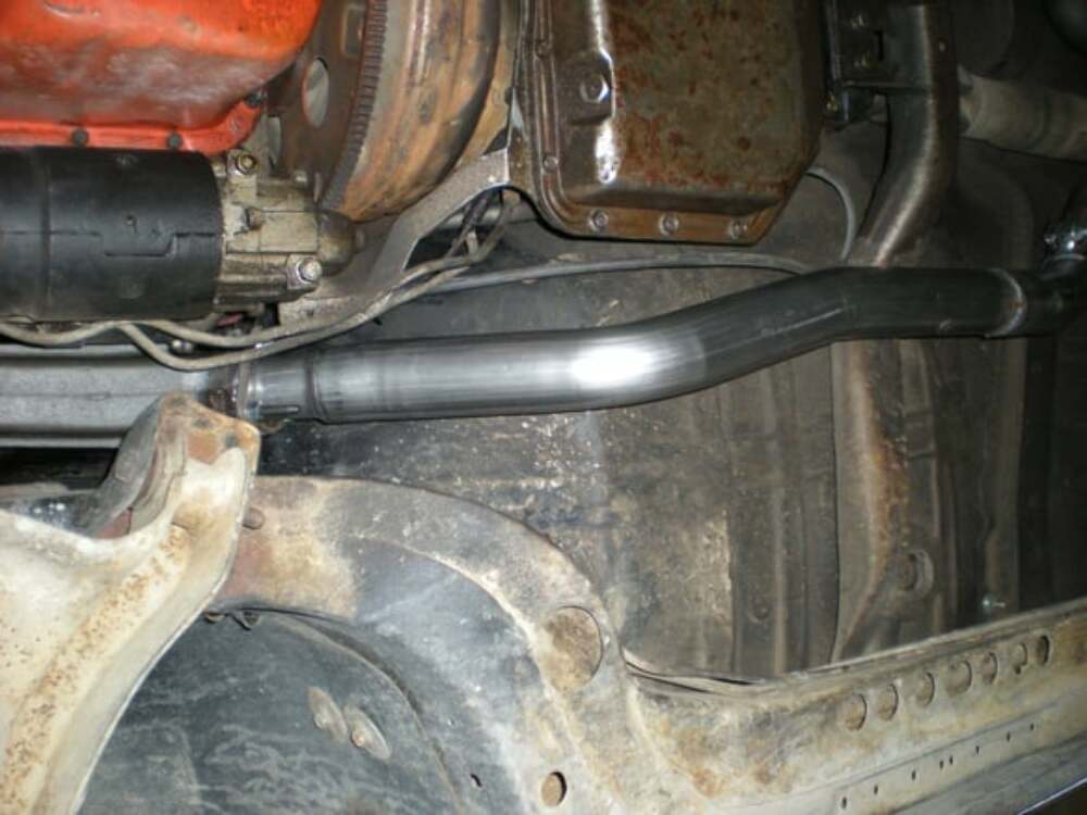 Exhaust system for 1968-1968 Chevy Small Exhaust stainless steel