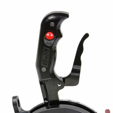Magnum Grip Side Plate with 12V Button billet aluminum black anodized