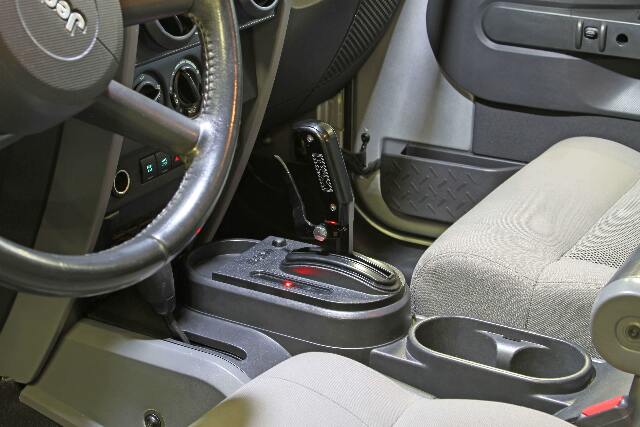 Automatic Shifter - Magnum Grip Pro Stick Console billet aluminum black anodized