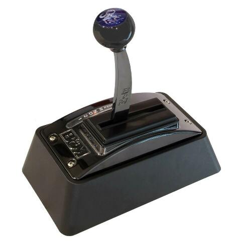81683 Quicksilver Ratchet Shifter Fits Ford/GM/Mopar 3 & 4-Speed Automatic black