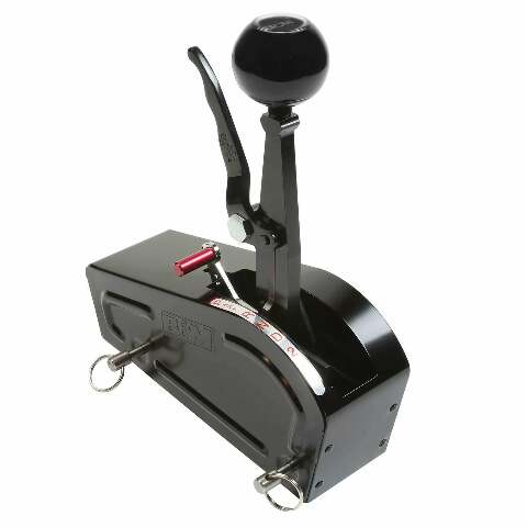 AUTOMATIC GATED SHIFTER - PRO STICK - BLACK billet aluminum black anodized