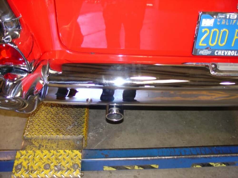 Exhaust system for 1955-1957 Chevy One Exhaust stainless steel