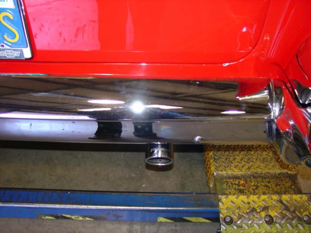 Exhaust system for 1955-1957 Chevy One Exhaust stainless steel
