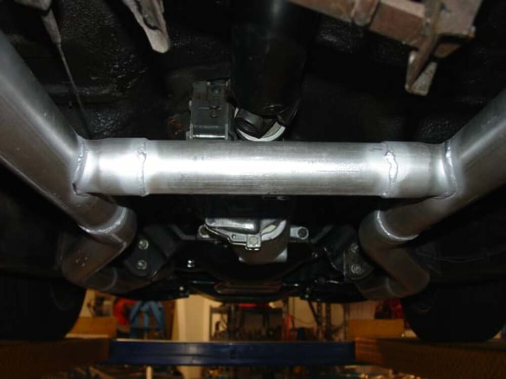 Exhaust system for 1955-1957 Chevy One Exhaust stainless steel