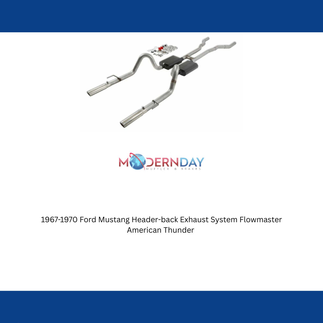 Exhaust system for 1967-1970 Ford Mustang Exhaust stainless steel