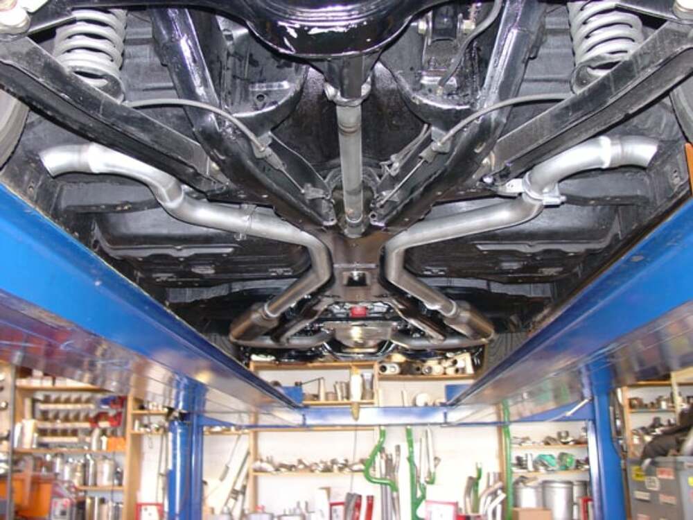 Exhaust system for 1959-1964 Chevy Impala Exhaust stainless steel