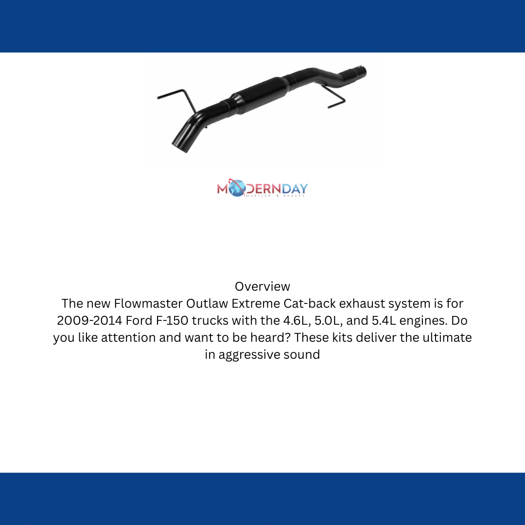 Exhaust system for 2009-2014 Ram Exhaust stainless steel