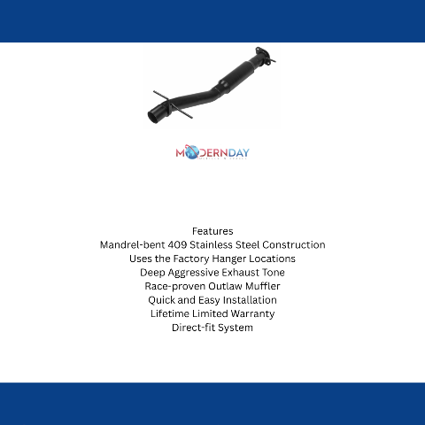 Flowmaster Outlaw Direct Fit Muffler 817846