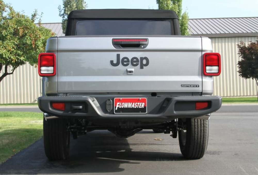 Exhaust system for 2020-2026 Jeep Gladiator Exhaust stainless steel