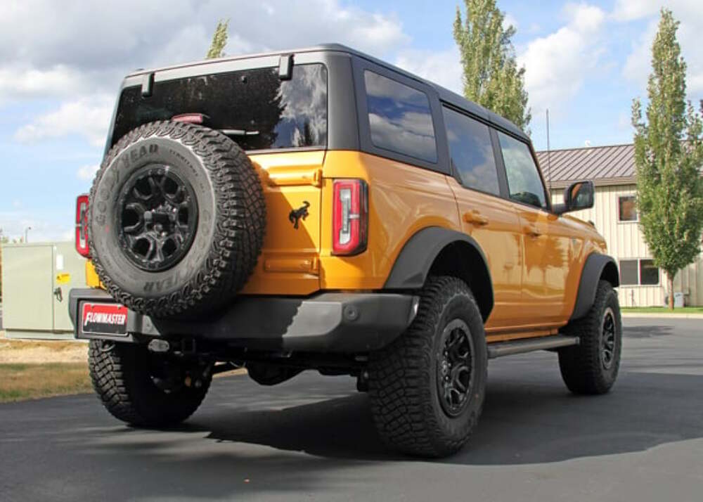 Exhaust system for 2021-2026 Ford Bronco Exhaust stainless steel