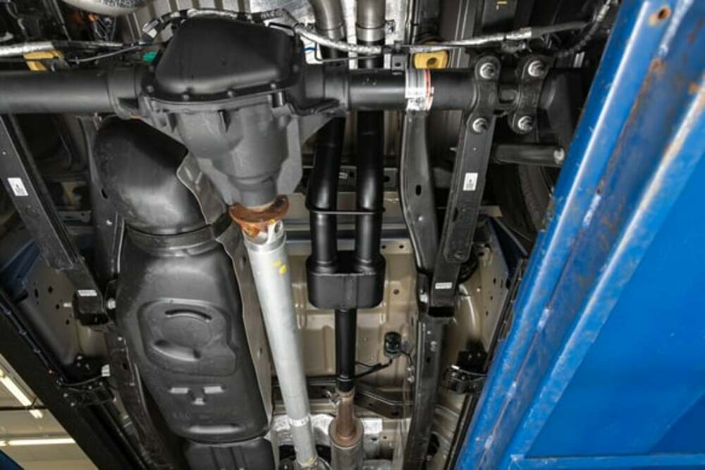 Performance Muffler for 2021-2026 Ford F stainless steel
