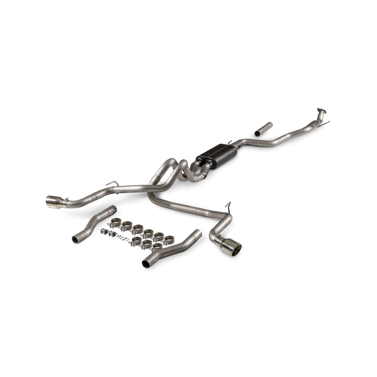50 Series Cat-Back Exhaust System for 2024-2026 Toyota Tacoma Exhaust stainless steel