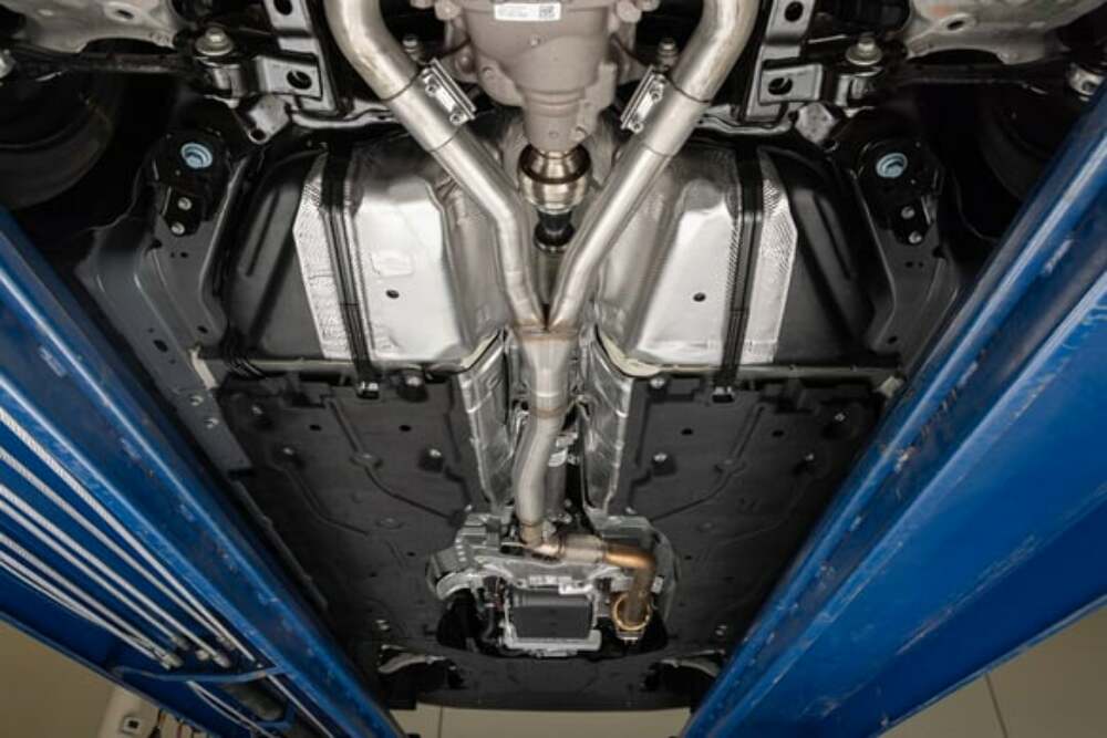 Exhaust system for 2024-2026 Ford Mustangs Exhaust stainless steel