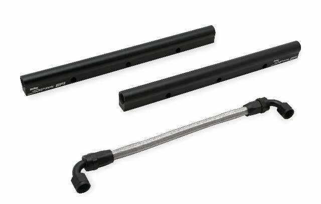 Sniper EFI Intake Manifold Dual Plenum 102mm and Fuel Rail Kit - Black - 820242