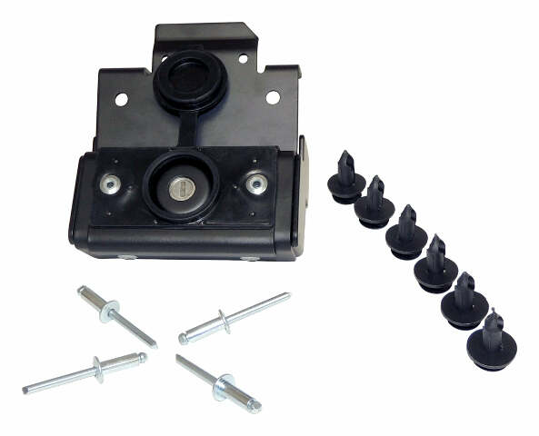 Jeep Steel Black Hood Lock - 82213051AB