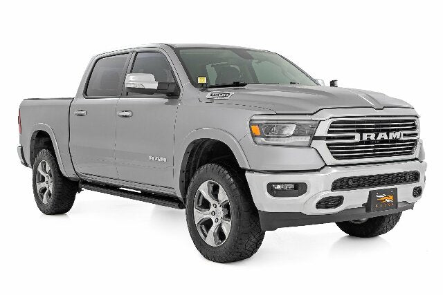 Fits Ram 1500 (19-25) LED Light Kit; Ditch Mount; 2" Black Pair; White DRL 82289
