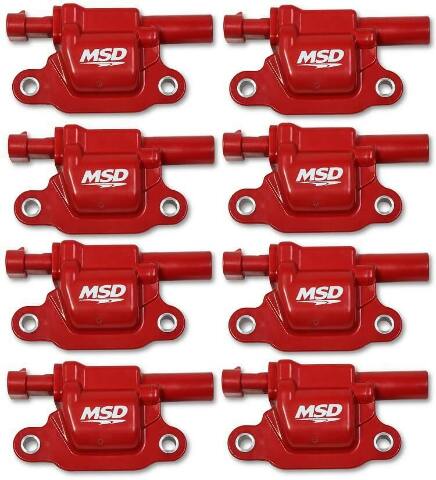 MSD ignition coil for 2014-2018 Chevy Silverado red 82668