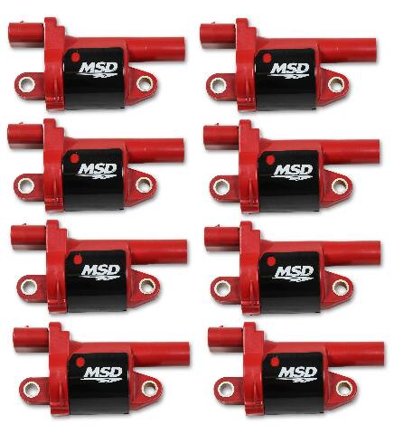 MSD ignition coil for 2014-2018 Chevy Silverado red 82688