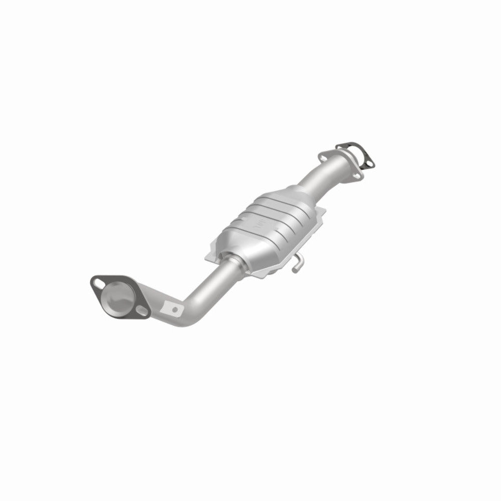MagnaFlow direct-fit catalytic converter fits 1983-1988 Ford Ranger 2.0L and 1983-1984 Ford Ranger 2.3L 2 inch inlet 2.3 inch outlet stainless steel CARB compliant 3391373