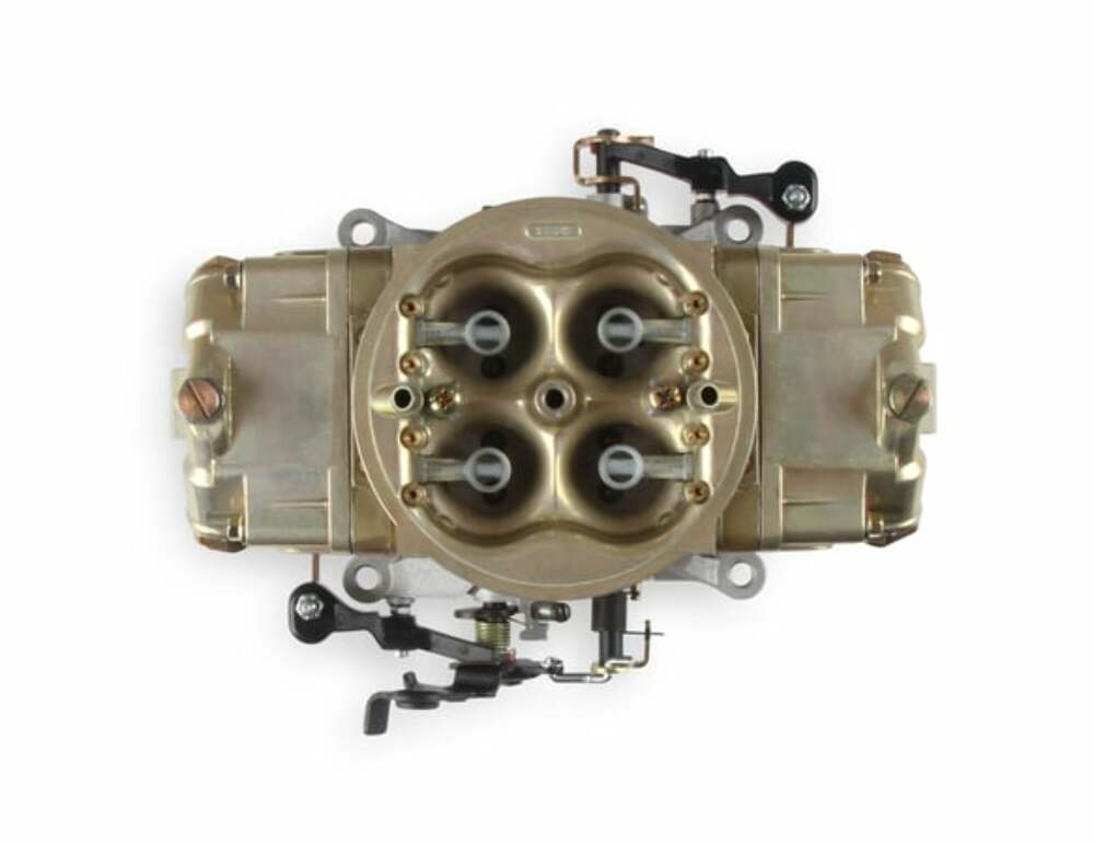 t 830 CFM - 4150 - Mechanical Secondaries - Gold Dichromate - Gasoline 0-80509-2 Holley