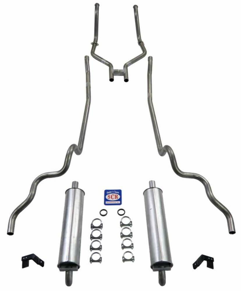 Fits 1963-64 Full Size Ford 2" Exhaust System Hardtop 83020