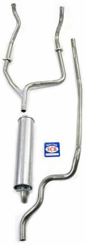 2" single exhaust system 83026 fits 1963-1964 Ford Customline small block Shafer's Classic Reproductions