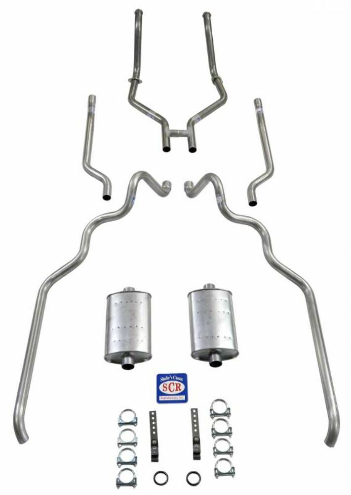 Fits 1963-64 Full Size Ford 2" Turbo exhaust system 83030