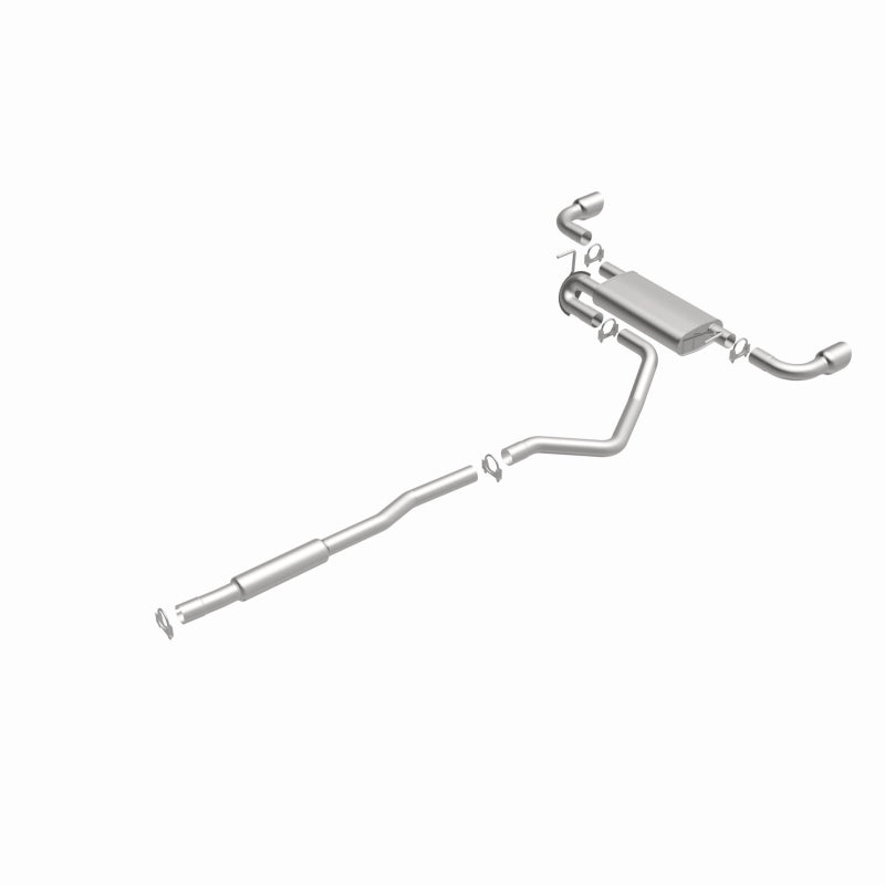 Fits 2014-2022 Jeep Cherokee 3.2L Direct-Fit Replacement Exhaust System 106-0767 aluminized steel