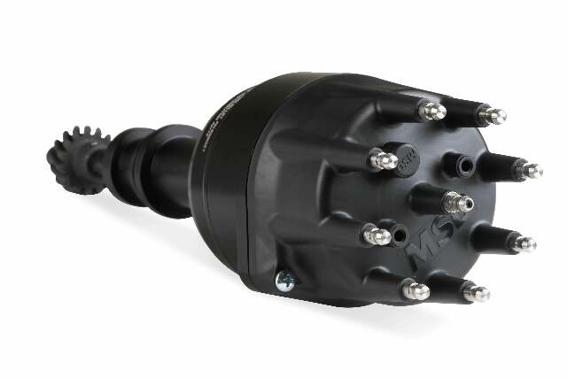 MSD ignition distributor for 1958-1971 Ford Mustang black steel anodized 835031