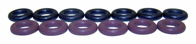 Jeep Rubber Black Fuel Injector O-Ring Kit - 83503637