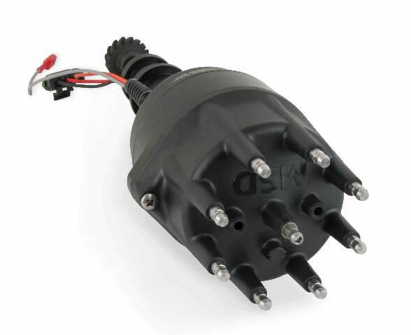 MSD ignition distributor black steel anodized 835071