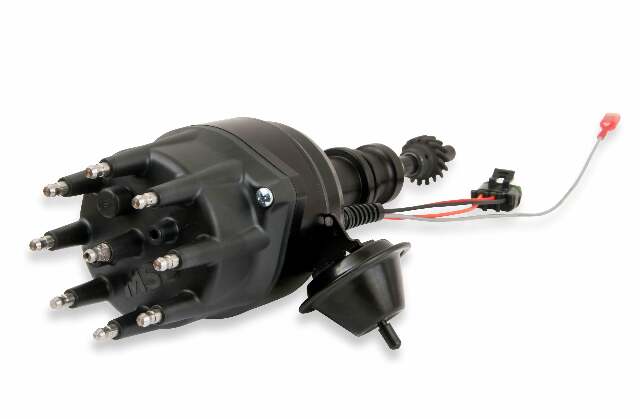 MSD ignition distributor for 1970-1974 Ford F-100 black steel anodized small block 835231